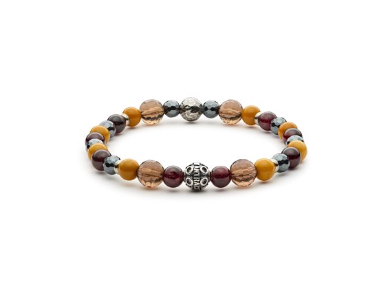 Bracciale Antracite Classic in Pietre dure C97 EGITTO - C97 EGITTO